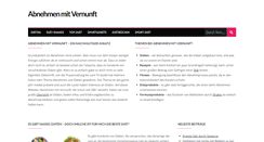 Desktop Screenshot of abnehmen-mit-vernunft.de